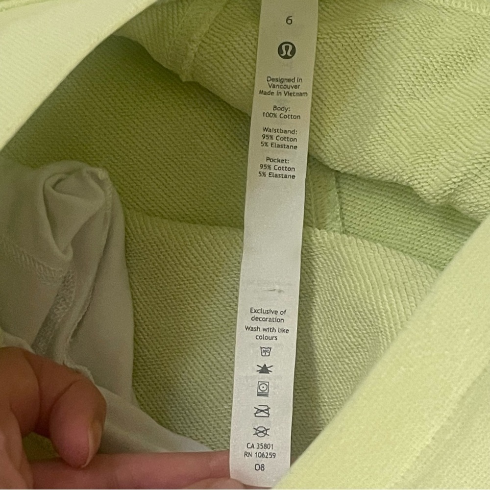 Lululemon Relaxed Fit Super-High Rise French Terry Full Length Jogger Size 6 - Picture 6 of 9